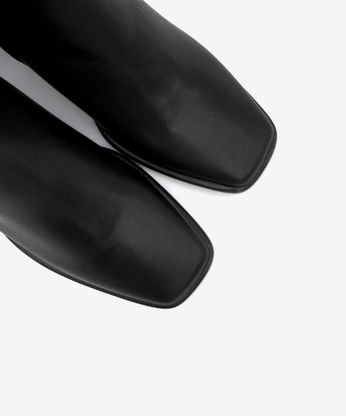 SANDRIE – Botín de mujer con tacón y cremallera de piel – negro – Talla 37 – Ángel Alarcón