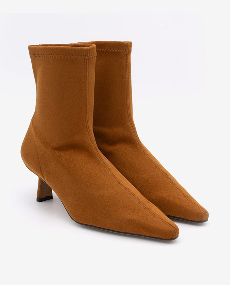 NELLY – Botines elásticos de tipo calcetín con tacón bajo – Talla 37 – Ángel Alarcón