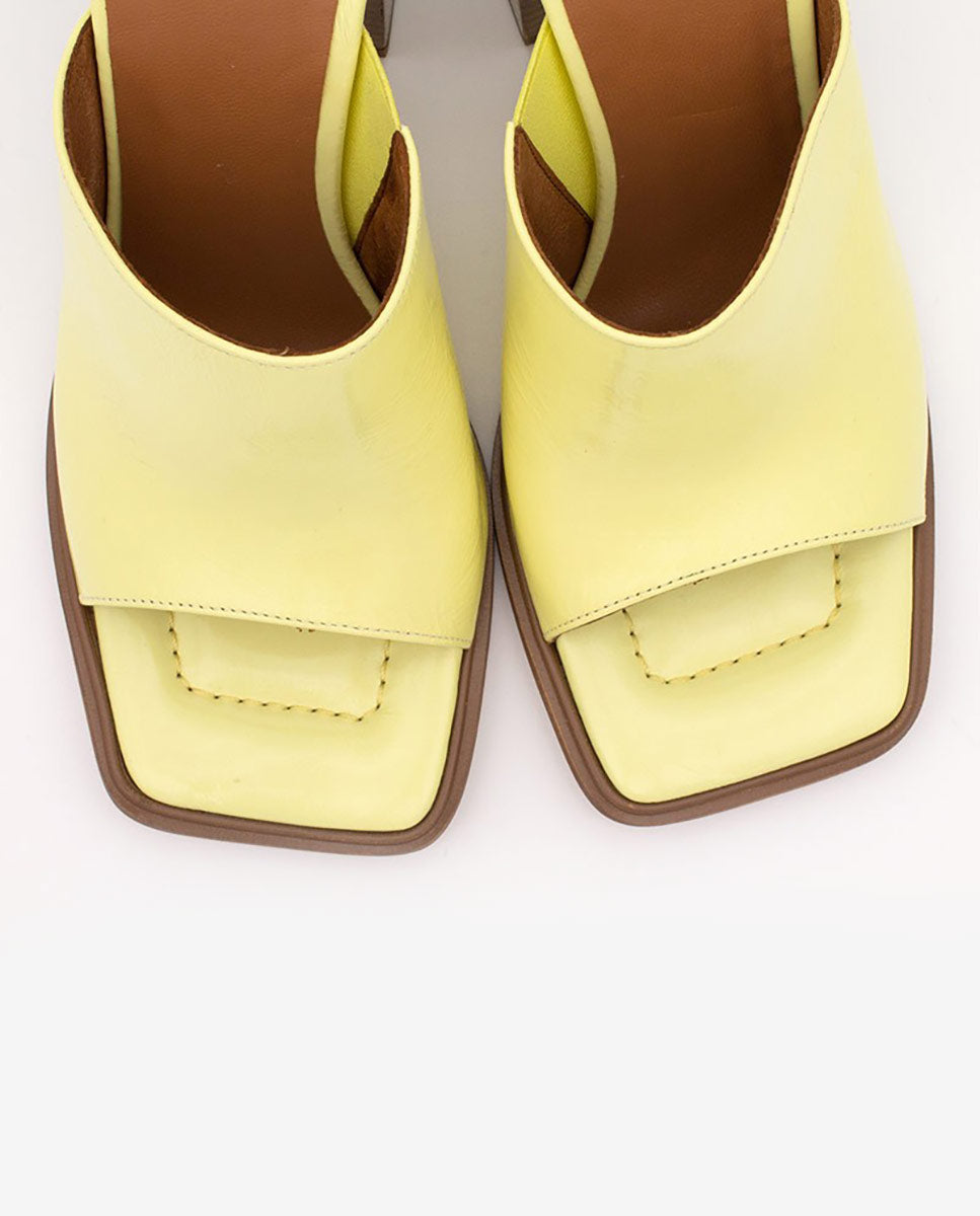 ABBA – Mule de tacón ancho y alto – Talla 40 – Ángel Alarcón