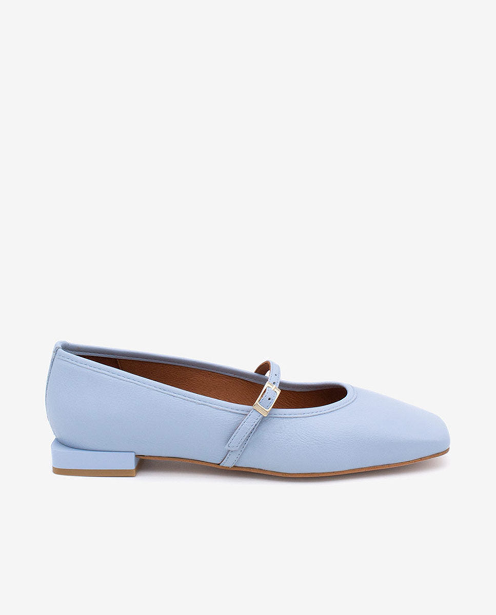 FRANCOISE - Bailarinas estilo merceditas de piel – Talla 36 – Ángel Alarcón