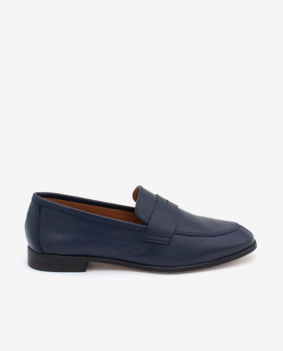 ZAMA – Mocasines planos con antifaz de piel – Talla 37 – Ángel Alarcón