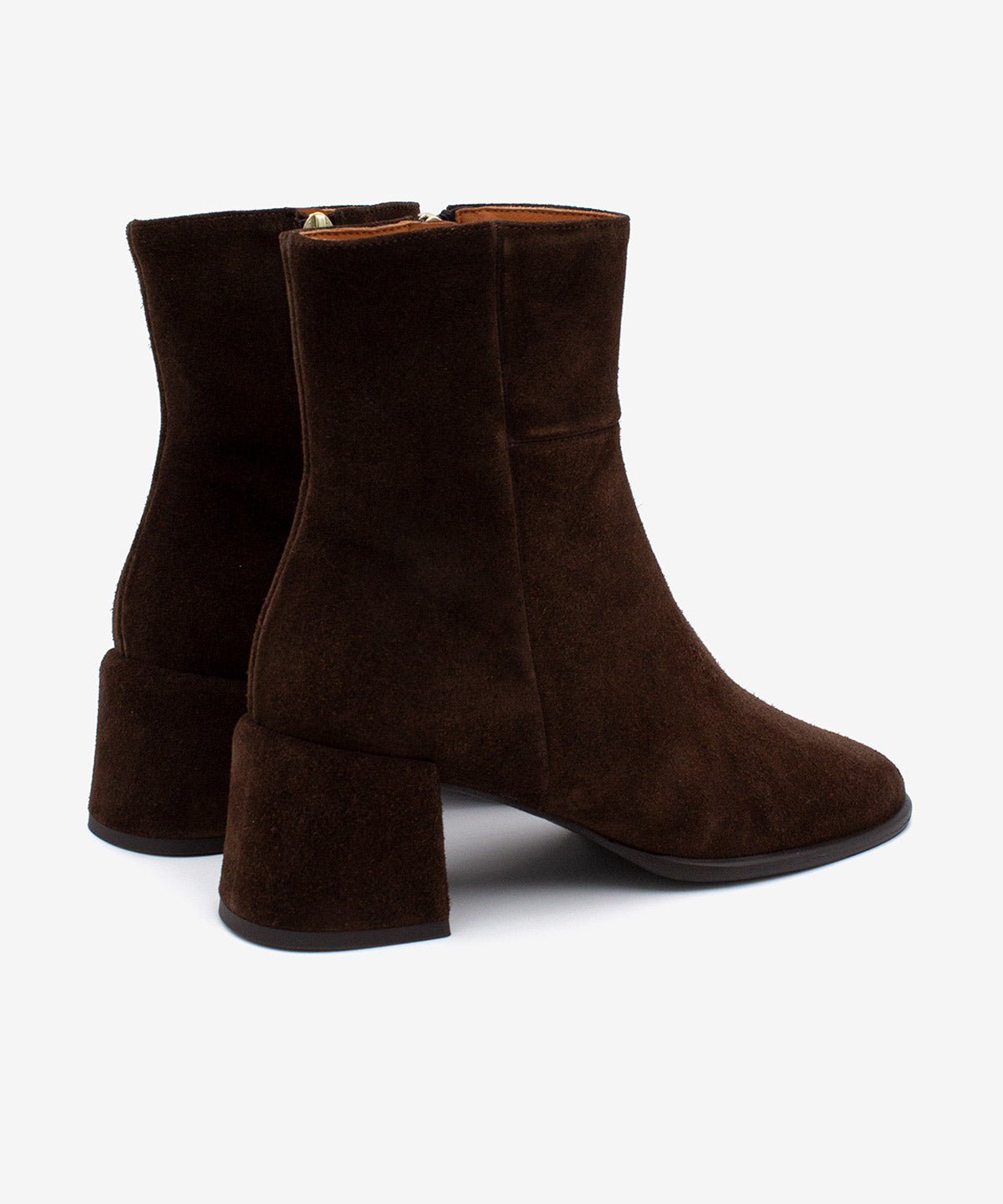YTIMIA – Botín cómodo de mujer tacón ancho en serraje - Zapatos m. oscuro - Zapatos de mujer Ángel Alarcón - Women Shoes 2026