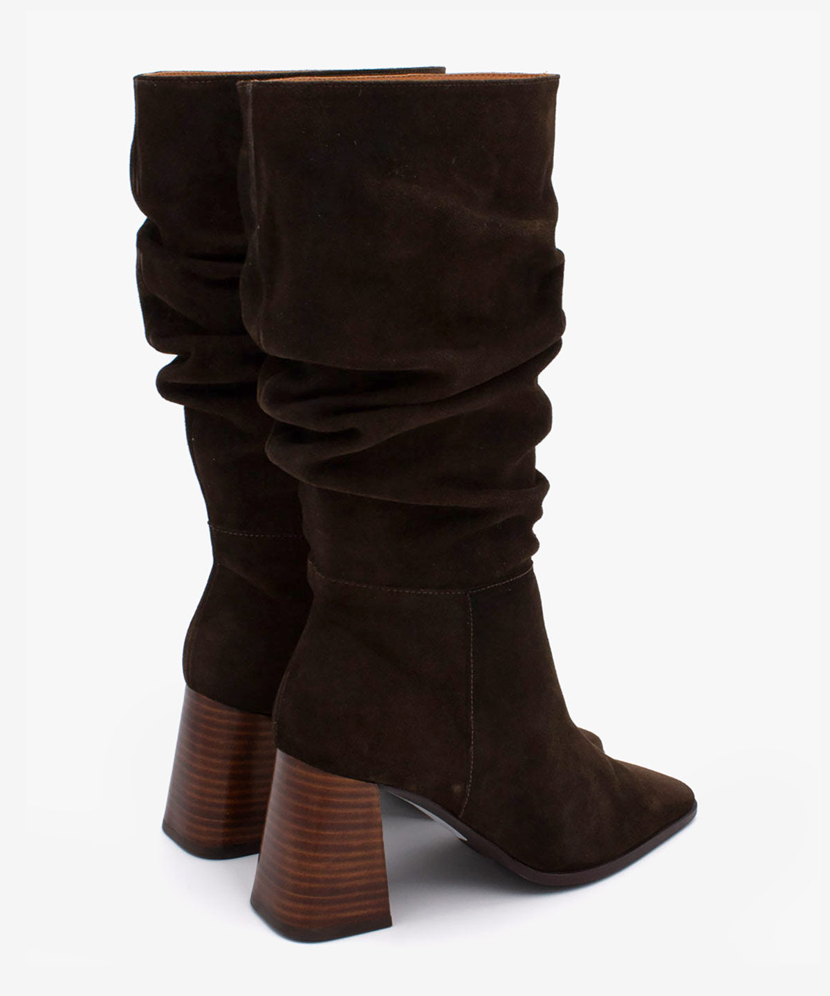 TRIADAL – Bota de mujer con caña efecto arrugado de sereraje – Talla 35 – Ángel Alarcón