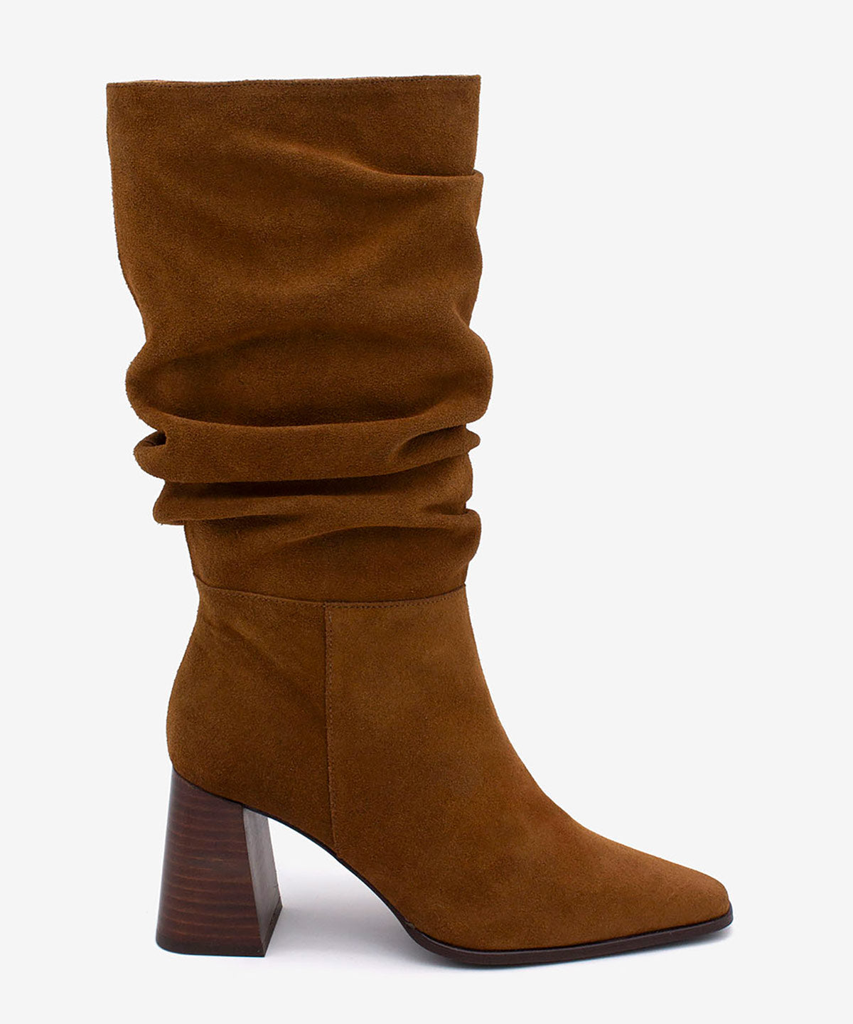 TRIADAL – Bota de mujer con caña efecto arrugado de sereraje – Talla 36 – Ángel Alarcón