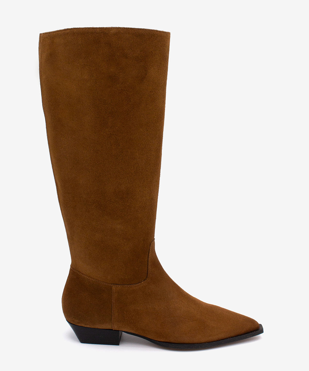 TARYN – Bota de mujer de caña alta con cremallera interna de serraje – Talla 35 – Ángel Alarcón