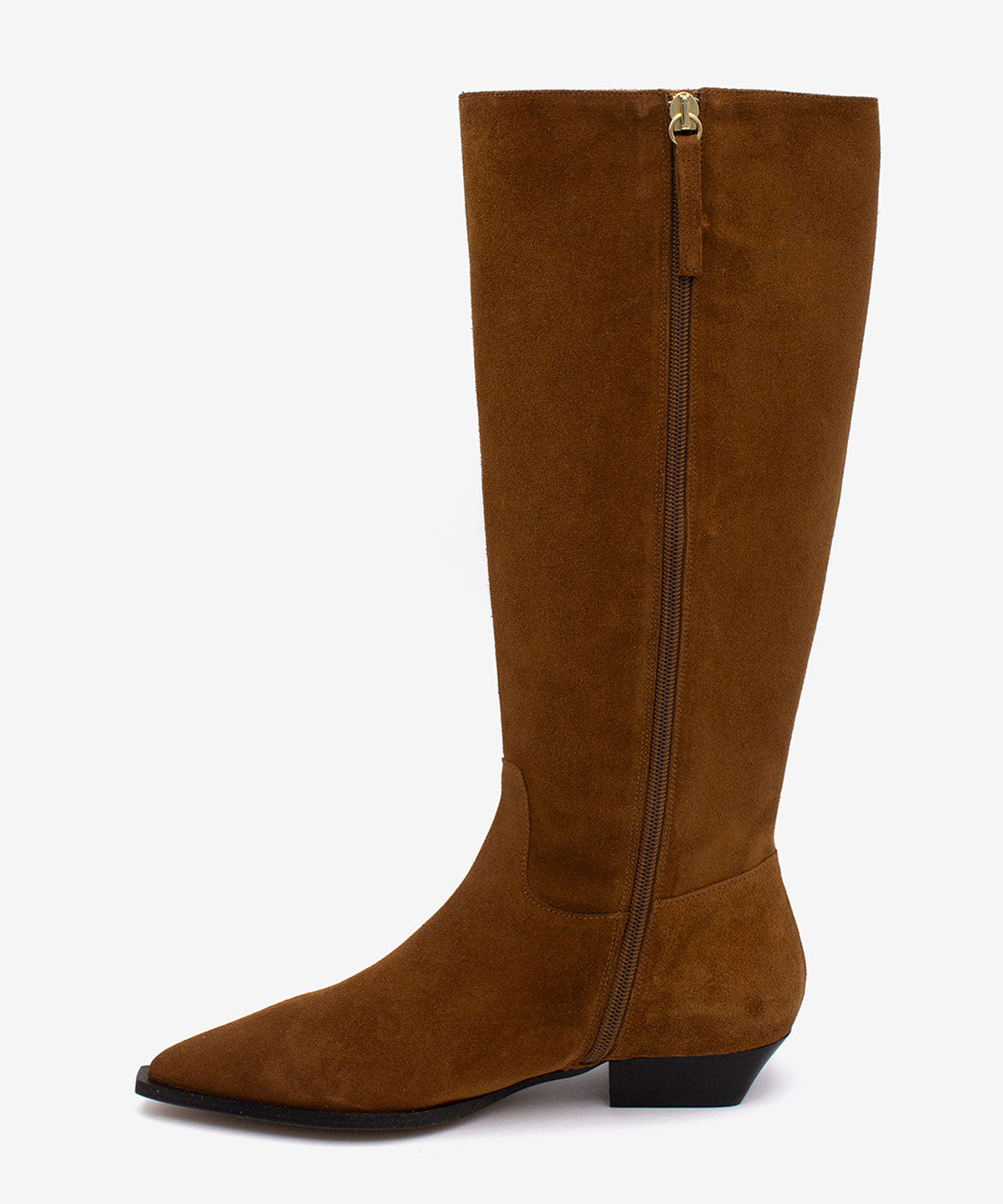 TARYN – Bota de mujer de caña alta con cremallera interna de serraje – Talla 40 – Ángel Alarcón