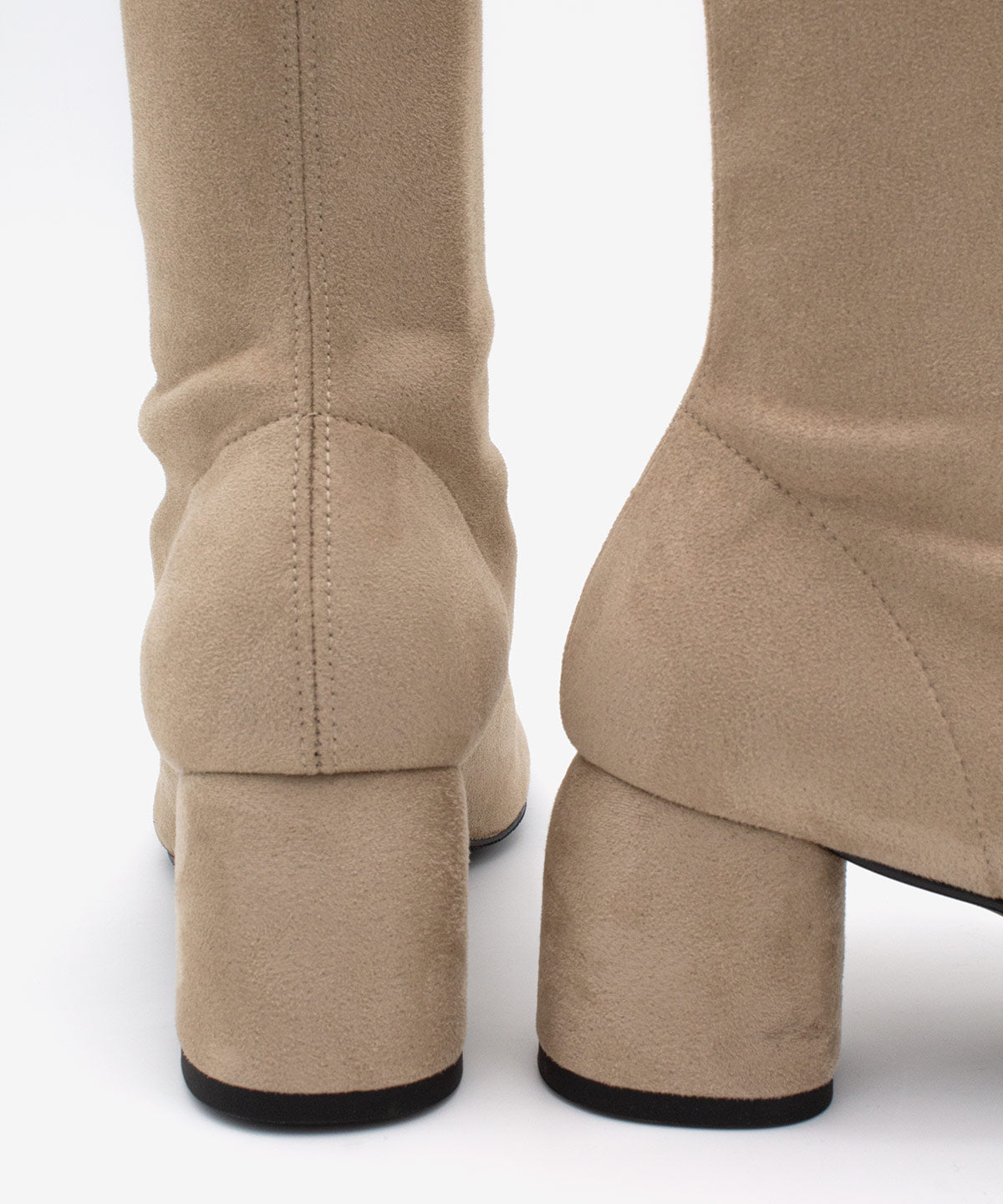 MADEL – Bota de mujer tipo calcetín de caña baja en elástico anteado – Talla 35 – Ángel Alarcón