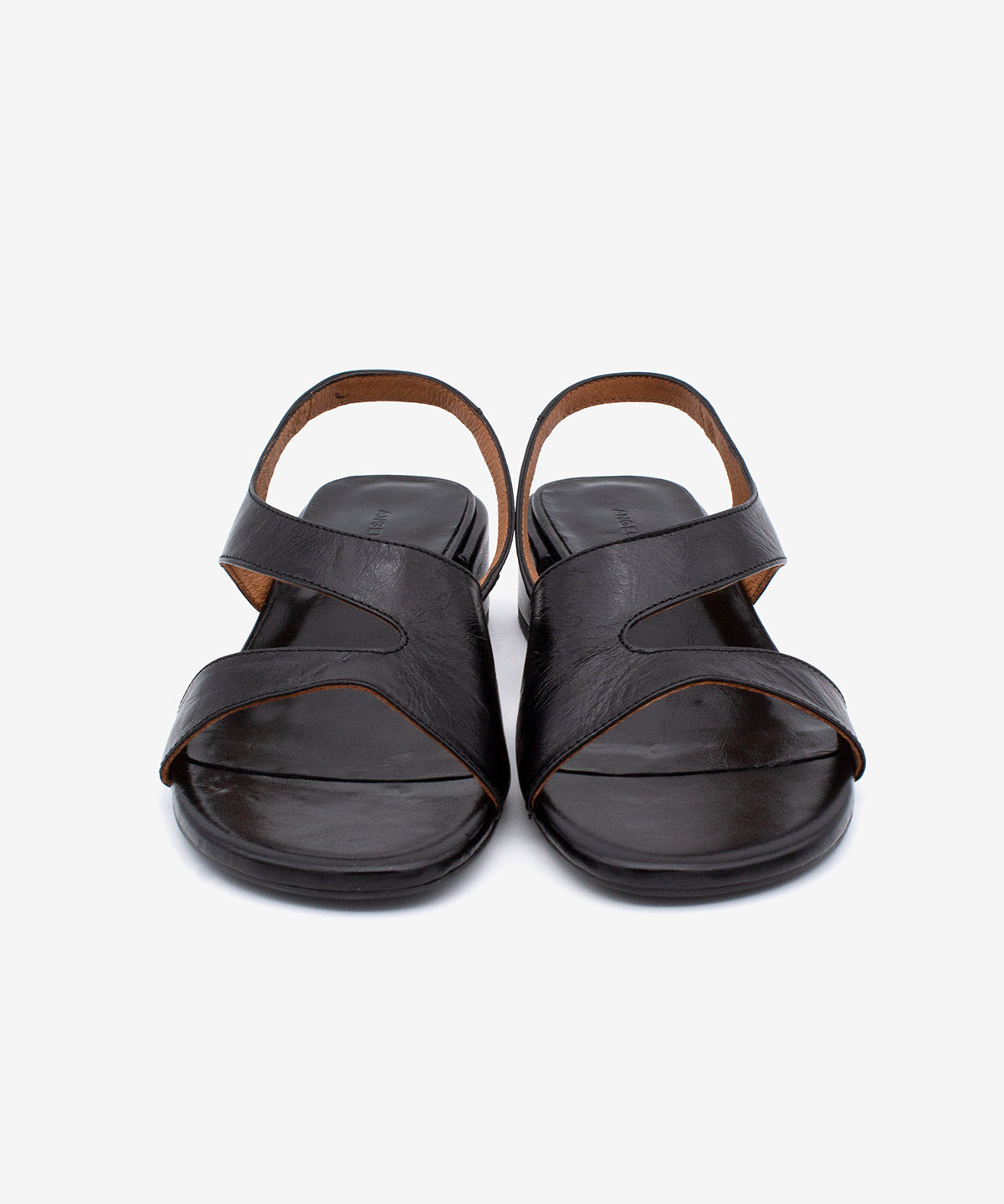 BASILIA – Sandalia de piel cómoda de piel texturizada - Zapatos Negros - Zapatos de mujer Ángel Alarcón - Women Shoes 2026
