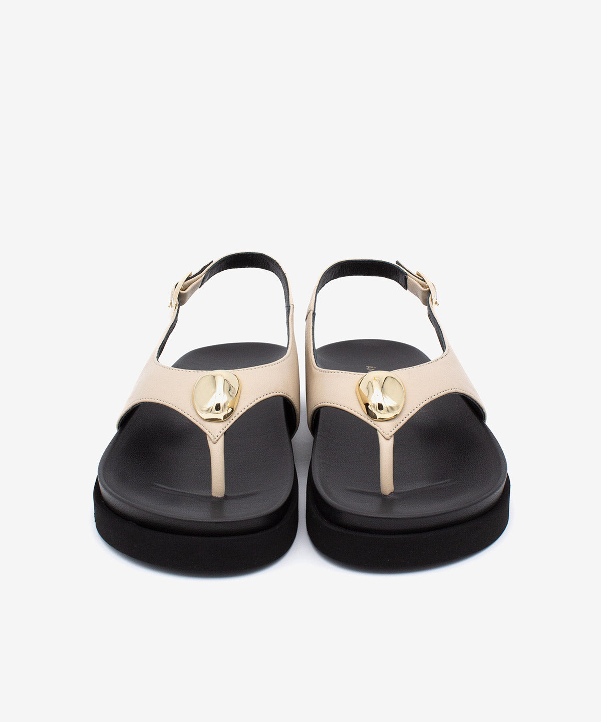 TERESA – Sandalia de dedo plana con suela EVA - Zapatos color cuero - Zapatos de mujer Ángel Alarcón - Women Shoes 2026