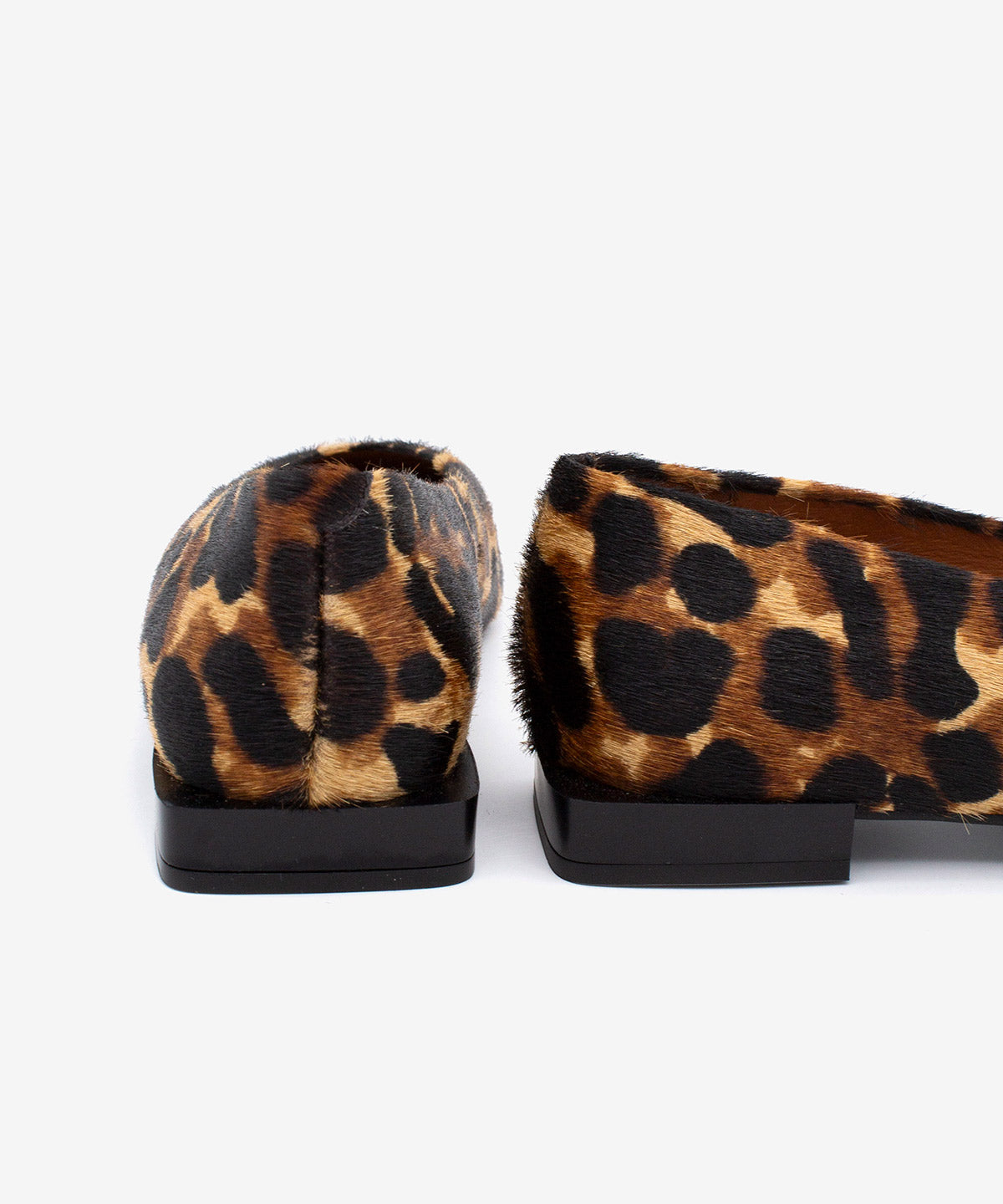 TIYU - Bailarina de puntera cuadrada básica de pelo print guepardo - Zapatos de mujer Ángel Alarcón - 2026 Women Shoes