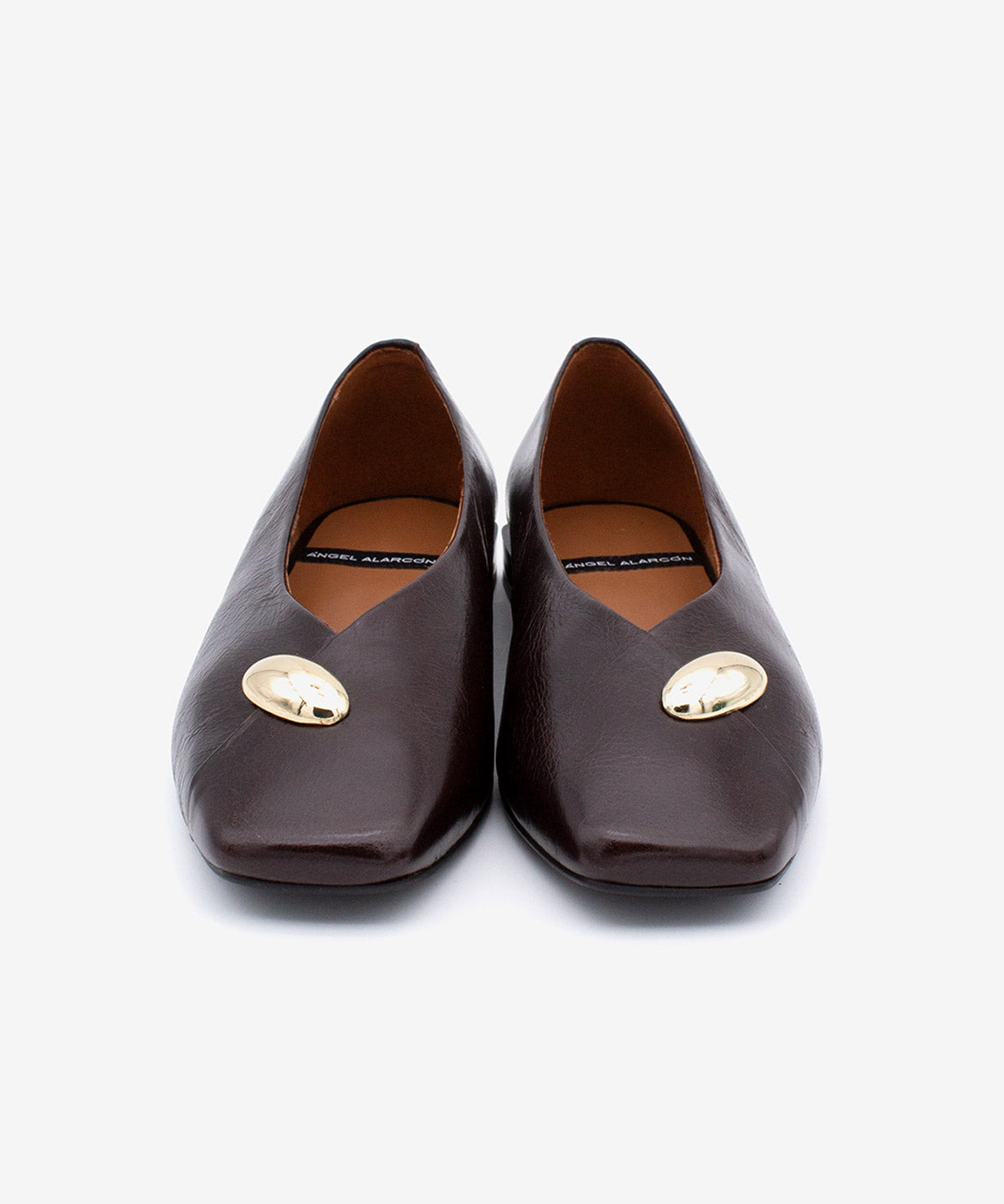 ASTRID - Salón de tacón ancho con ajuste elástico de piel texturizada - Zapatos m. oscuro - Zapatos de mujer Ángel Alarcón - Women Shoes 2026