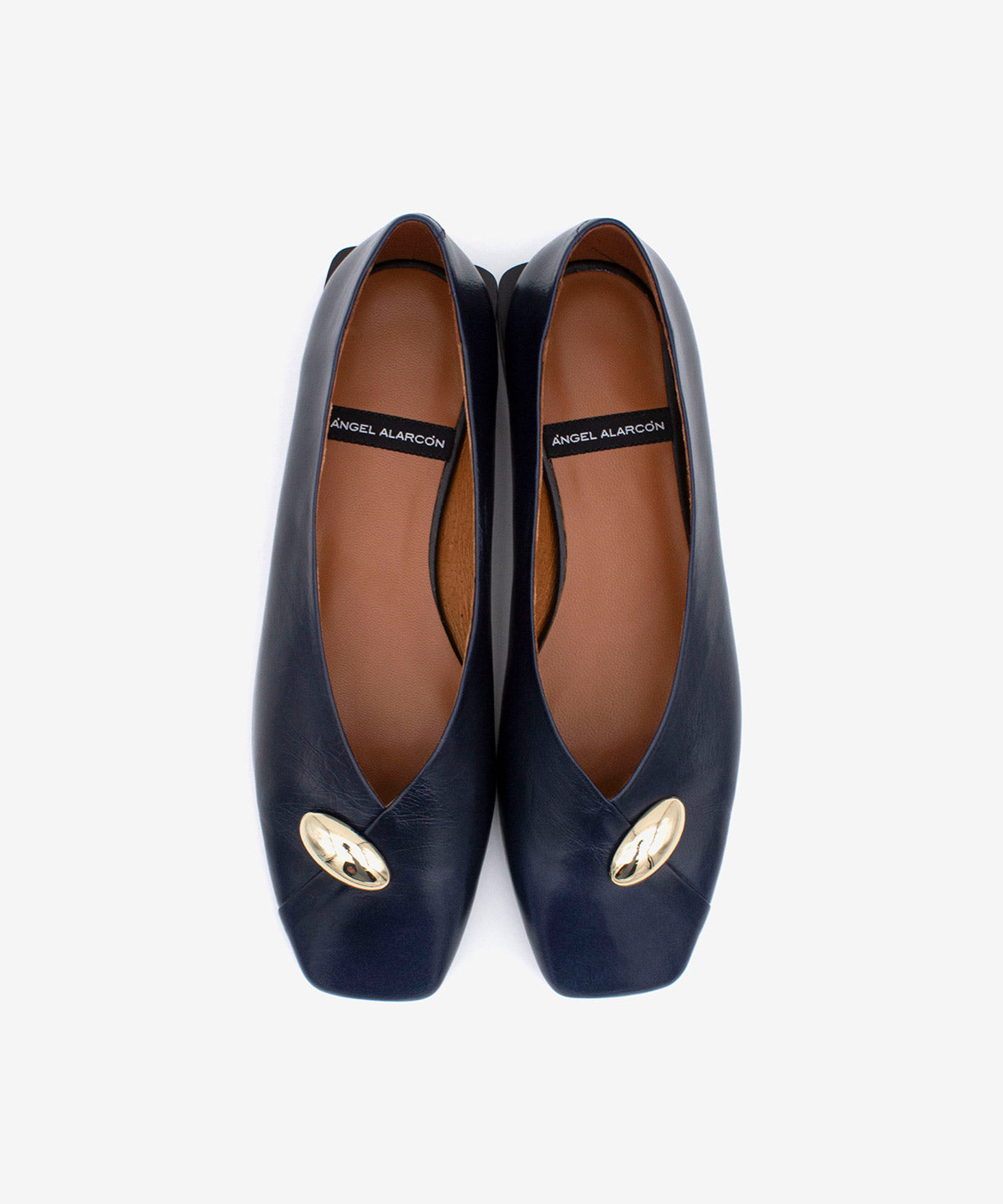 ASTRID - Salón de tacón ancho con ajuste elástico de piel texturizada - Zapatos m. oscuro - Zapatos de mujer Ángel Alarcón - Women Shoes 2026