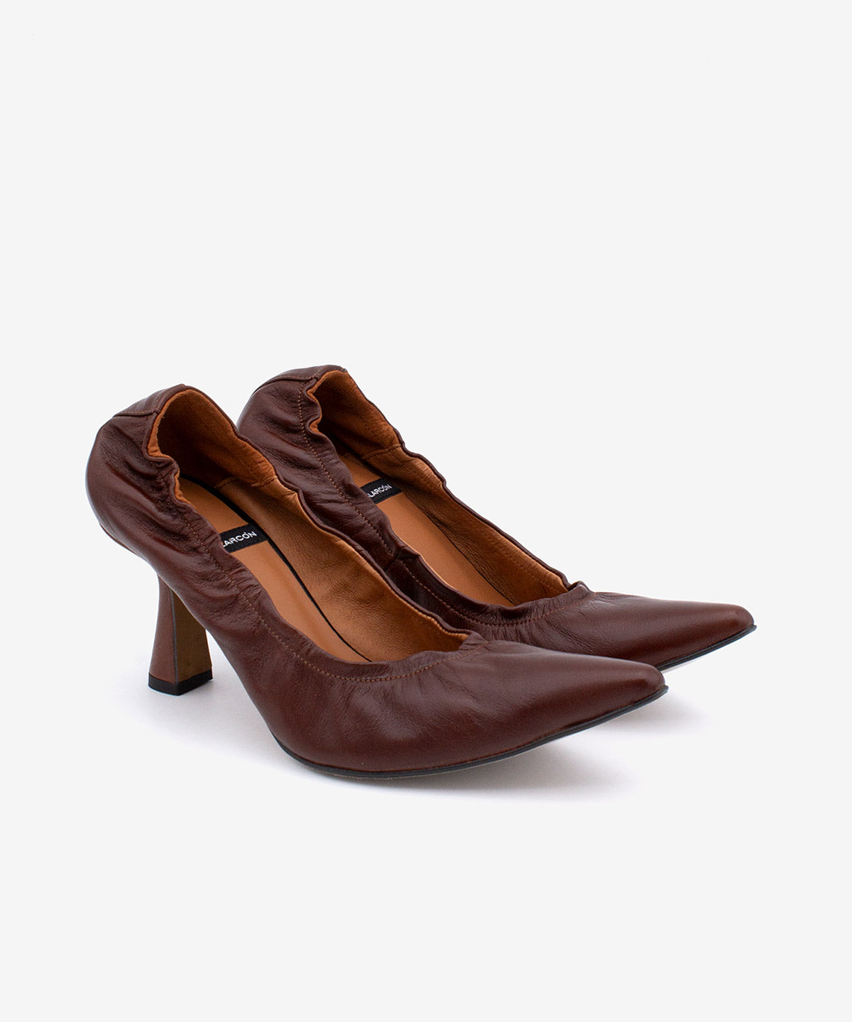 DAHLIA - Zapato de salón tipo rock and roll con tacón alto de piel - Zapatos Negros - Zapatos de mujer Ángel Alarcón - Women Shoes 2026