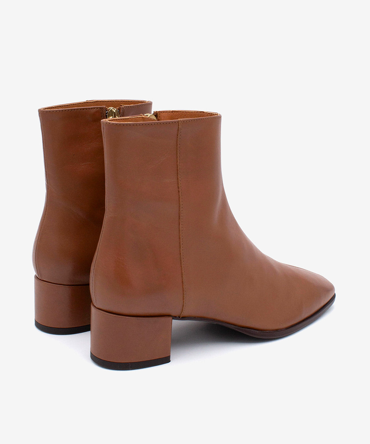 GRETEL - Botín de tacón cómodo ancho de piel lisa - Zapatos Negros - Zapatos de mujer Ángel Alarcón - Women Shoes 2026