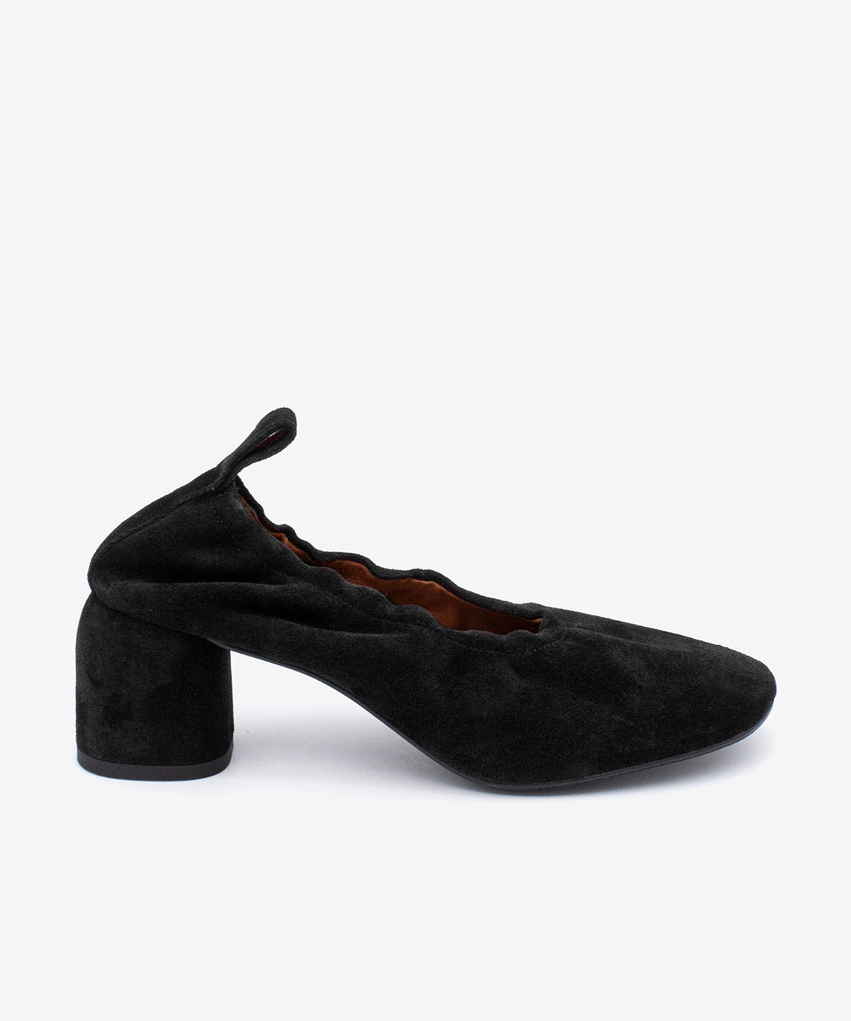 ASTRID - Zapato de salón rock&roll con ajuste elástico de serraje - Zapatos Negros - Zapatos de mujer Ángel Alarcón - Women Shoes 2026