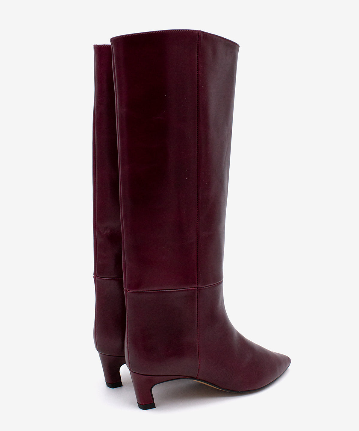 GAELLE - Bota alta de caña ancha en piel lisa semibrillo - Zapatos m. oscuro - Zapatos de mujer Ángel Alarcón - Women Shoes 2026