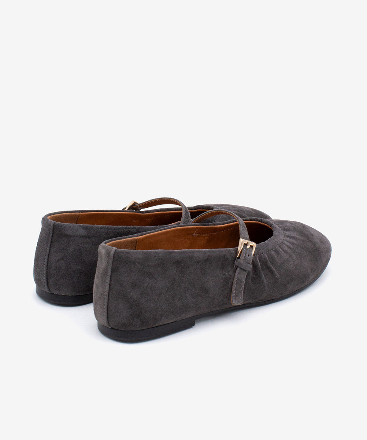 JENNA - Merceditas cómodas que se adaptan al pie de ante - Zapatos Negros - Zapatos de mujer Ángel Alarcón - Women Shoes 2026
