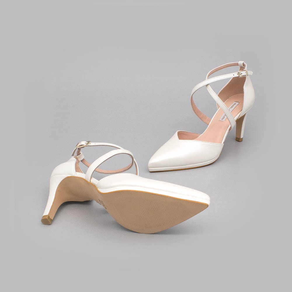 ≫ LILIAM ≪ Comfortable, medium heel and low platform wedding Shoes