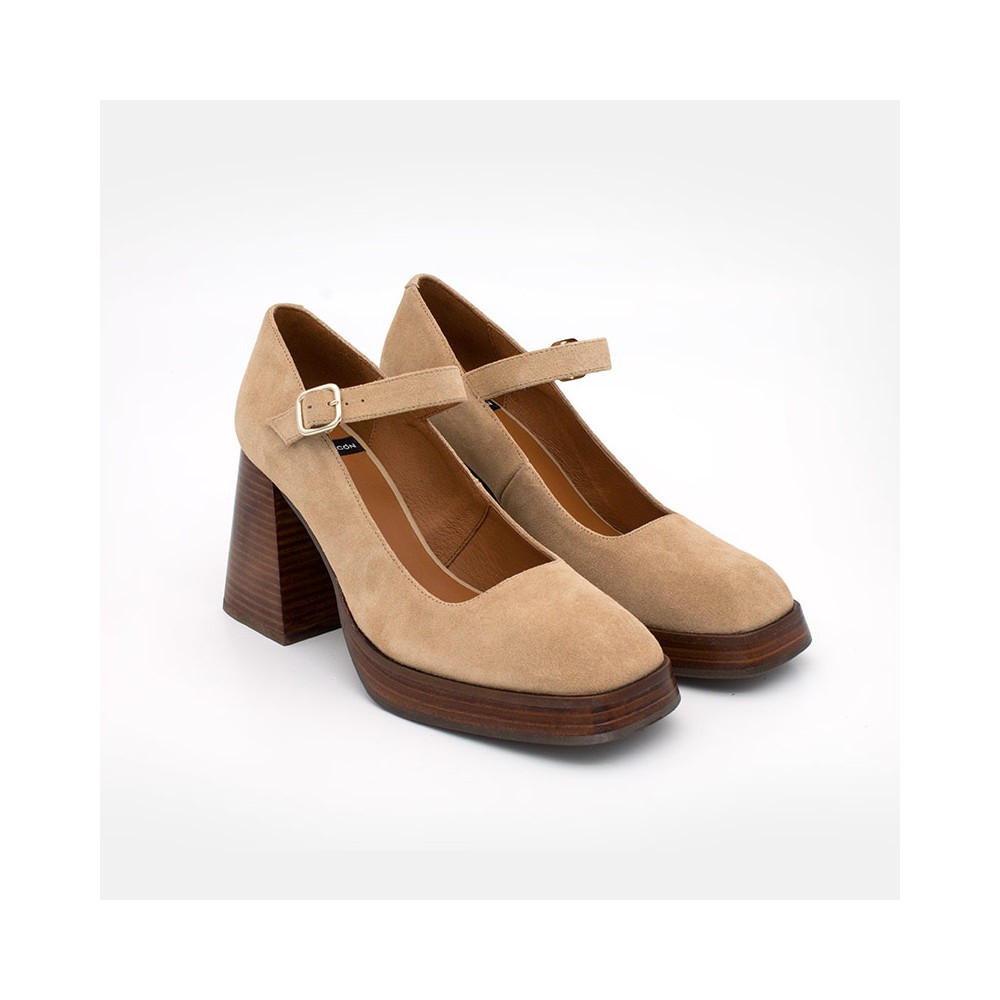 brown suede mary janes