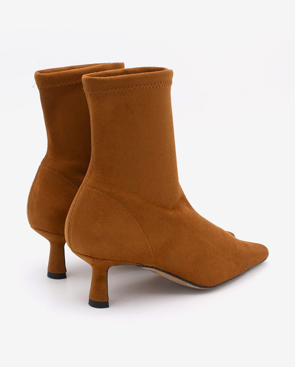 NELLY – Botines elásticos de tipo calcetín con tacón bajo – Talla 38 – Ángel Alarcón