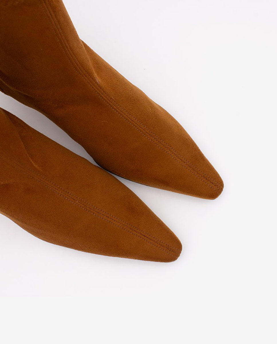 NELLY – Botines elásticos de tipo calcetín con tacón bajo – Talla 39 – Ángel Alarcón