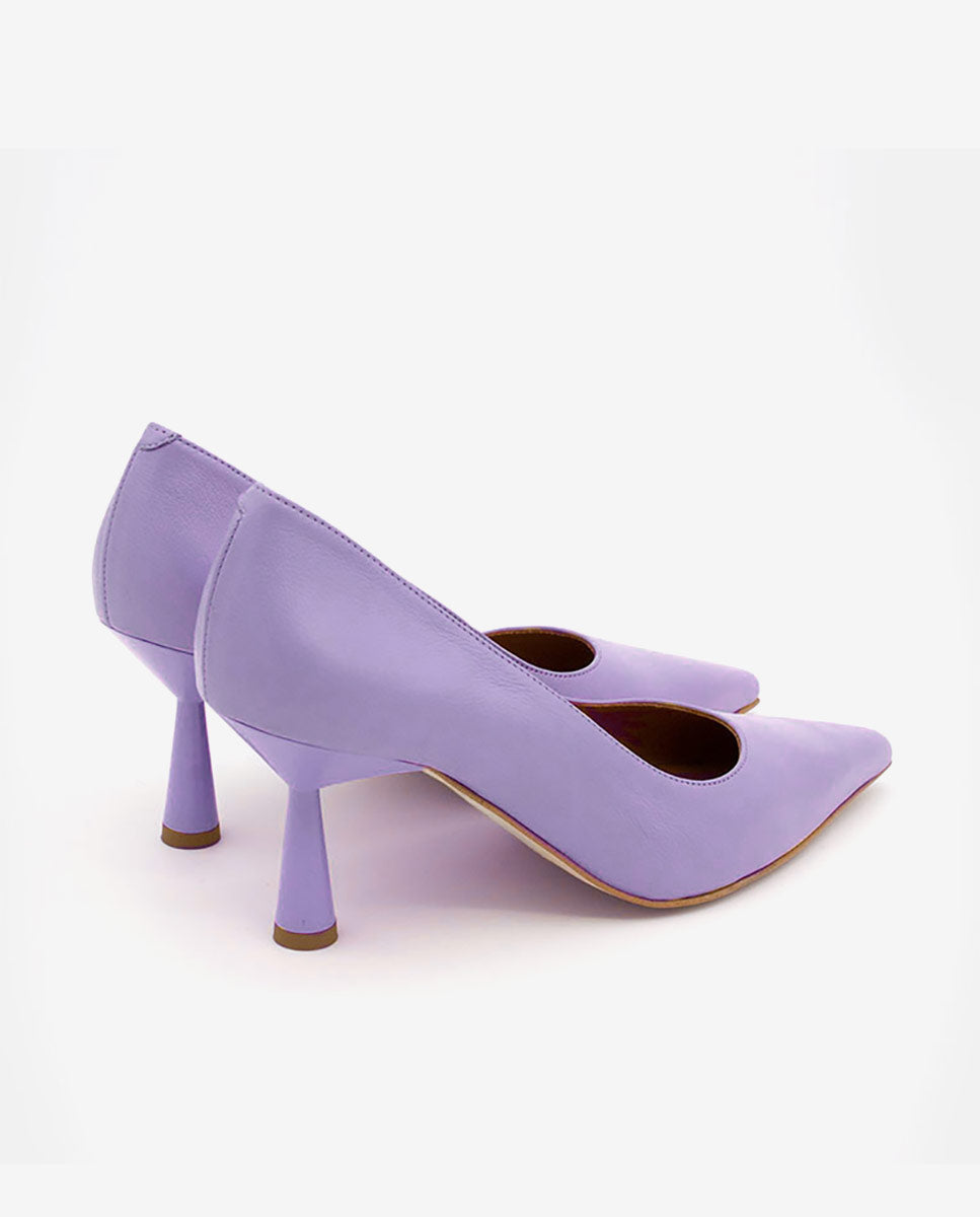 VEGA – Stiletto de piel con tacón de diseño – Talla 37 – Ángel Alarcón