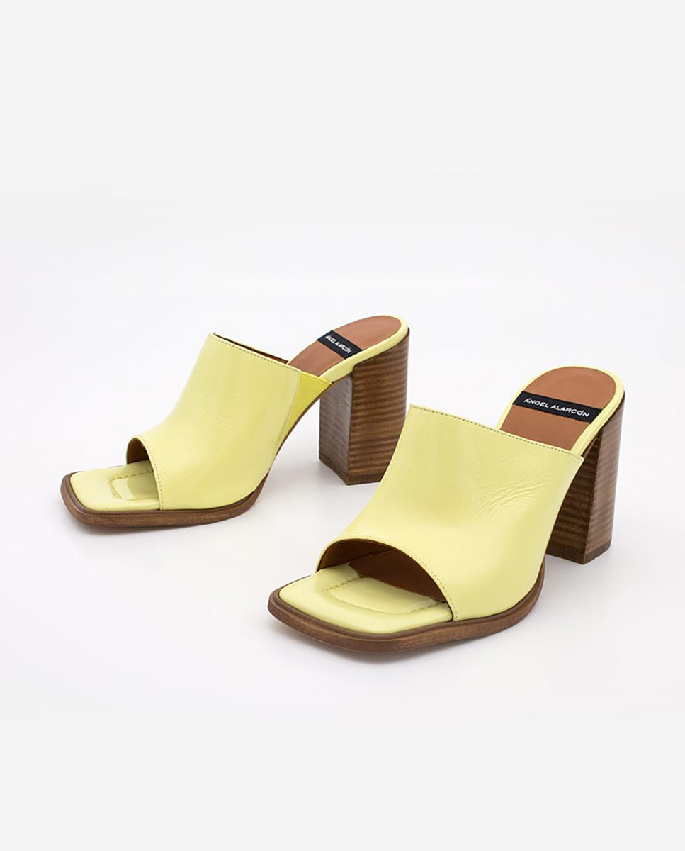 ABBA – Mule de tacón ancho y alto – Talla 37 – Ángel Alarcón