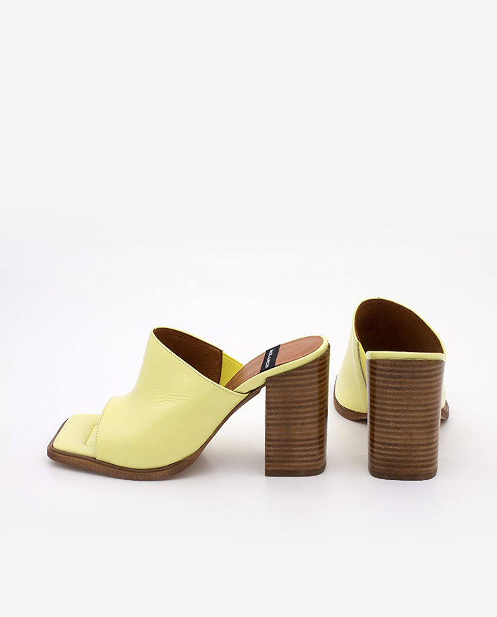 ABBA – Mule de tacón ancho y alto – Talla 39 – Ángel Alarcón