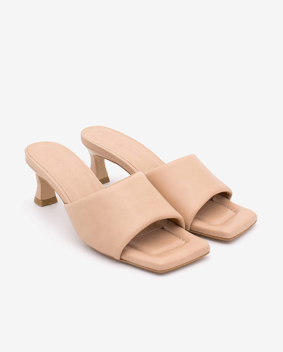 KANSAS – Mule acolchado de tacón bajo – Talla 37 – Ángel Alarcón