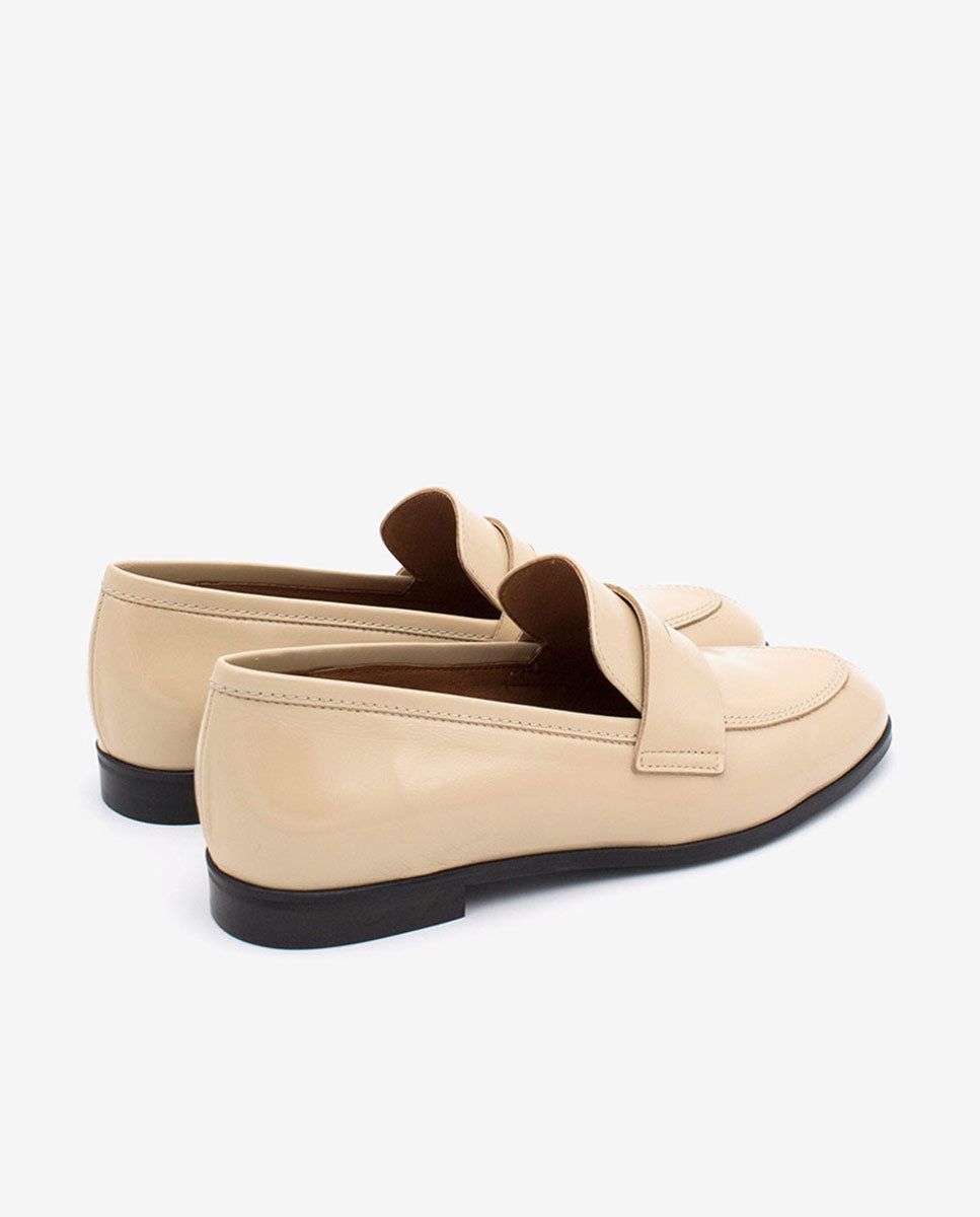 ZAMA – Mocasín de mujer plano de piel – negro – Talla 37 – Ángel Alarcón