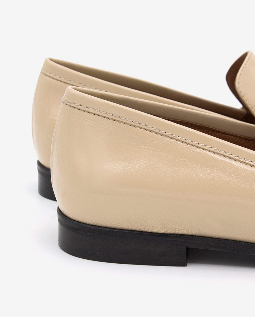 ZAMA – Mocasín de mujer plano de piel – negro – Talla 38 – Ángel Alarcón