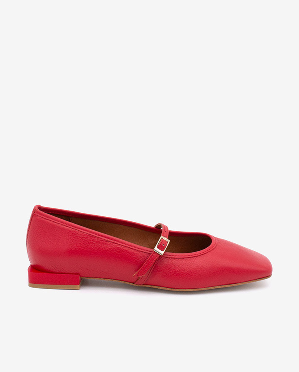 FRANCOISE - Bailarinas estilo merceditas de piel – Talla 39 – Ángel Alarcón