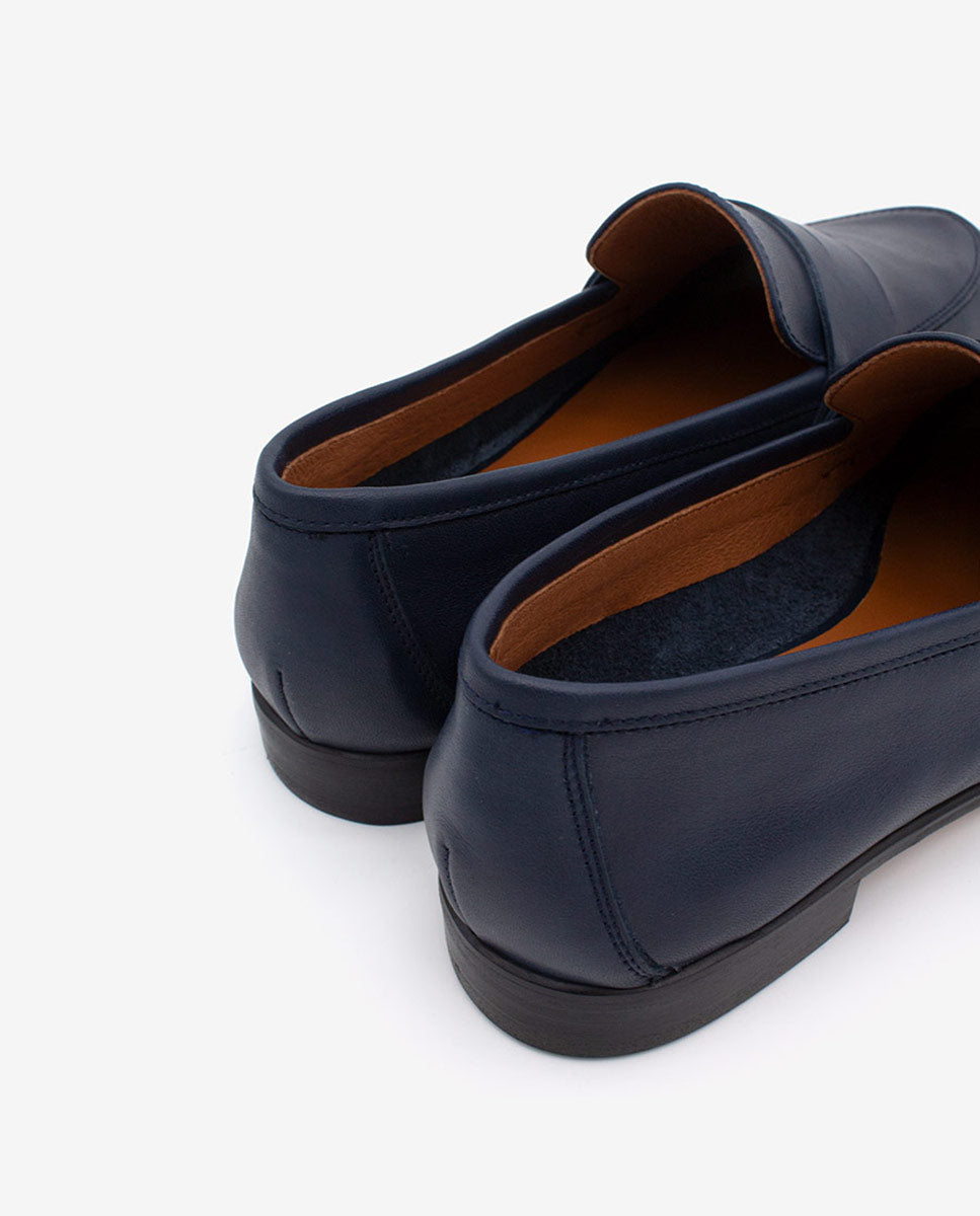 ZAMA – Mocasines planos con antifaz de piel – Talla 41 – Ángel Alarcón