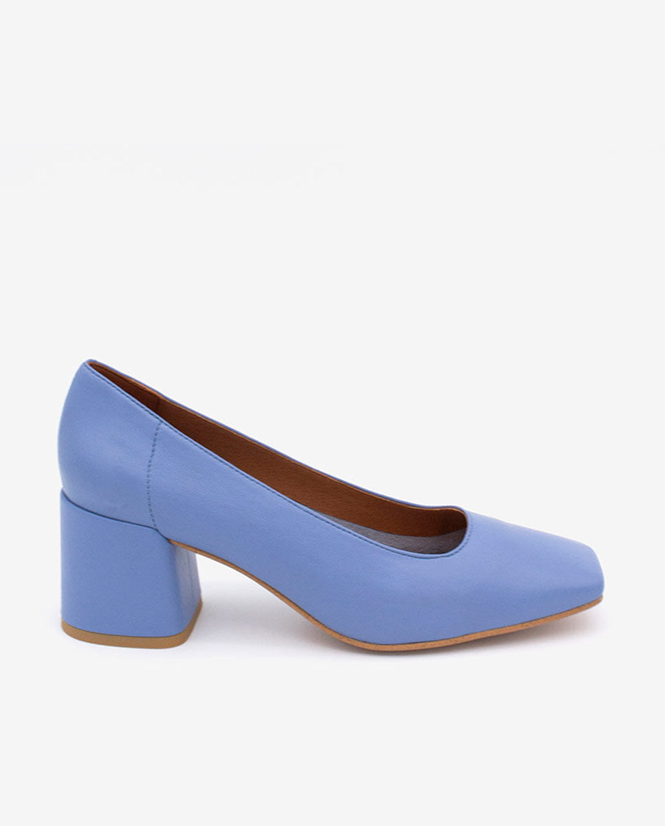 LUCIE - Zapatos de salón cómodos con tacón ancho de piel – Talla 36 – Ángel Alarcón