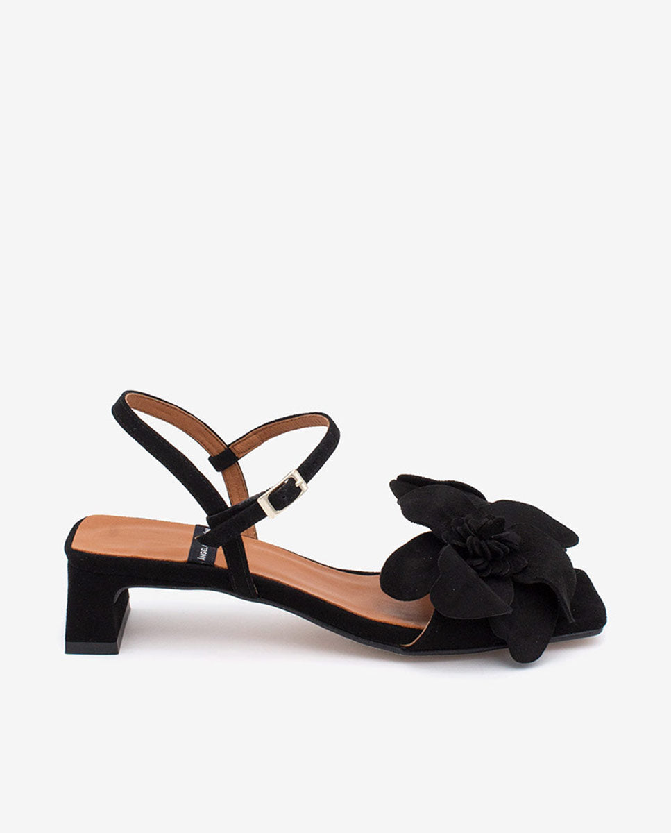 サンダル・ミュール ANGEL ALARCON Women Sandals 25092 526KNEGRO Black SOPHIE PUMP SANDALS (ANGEL ALARCON/サンダル・ミュール) 25092