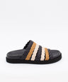 PATRICIA – Sandalia con pala trenzada multicolor y planta BIO - Zapatos Negros - Zapatos de mujer Ángel Alarcón - Women Shoes 2026