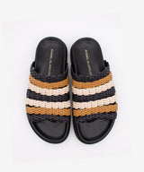 PATRICIA – Sandalia con pala trenzada multicolor y planta BIO - Zapatos Negros - Zapatos de mujer Ángel Alarcón - Women Shoes 2026