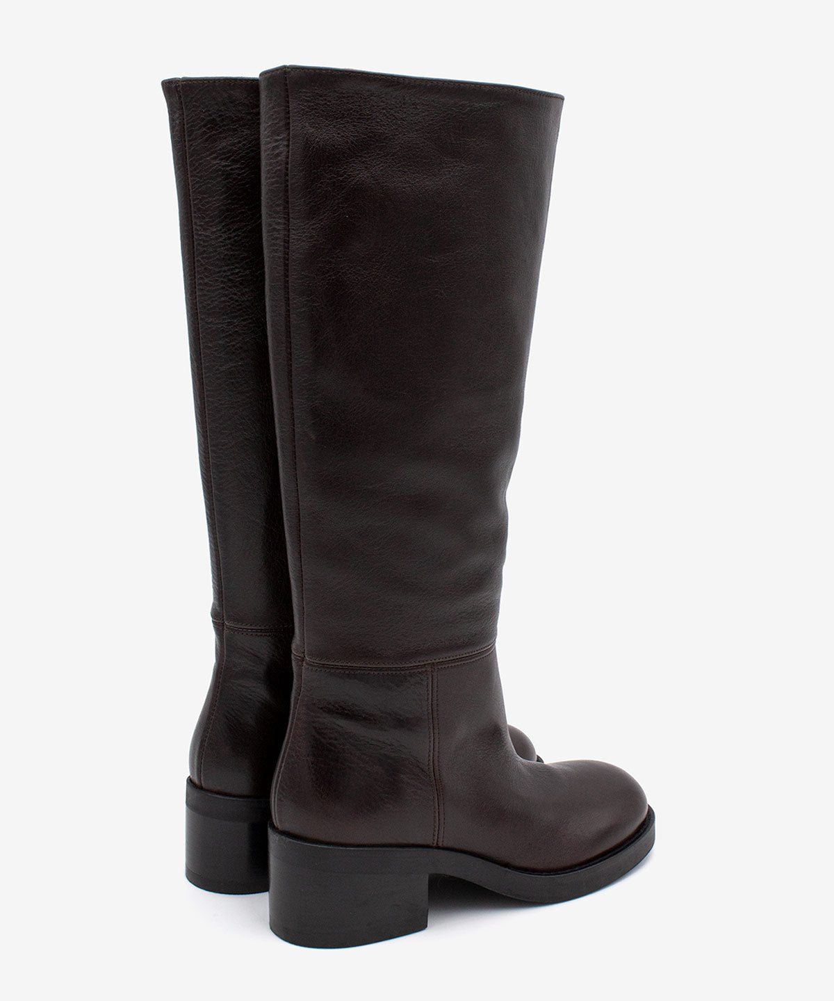 ICITA | Women's boot in black and dark brown | Ángel Alarcón