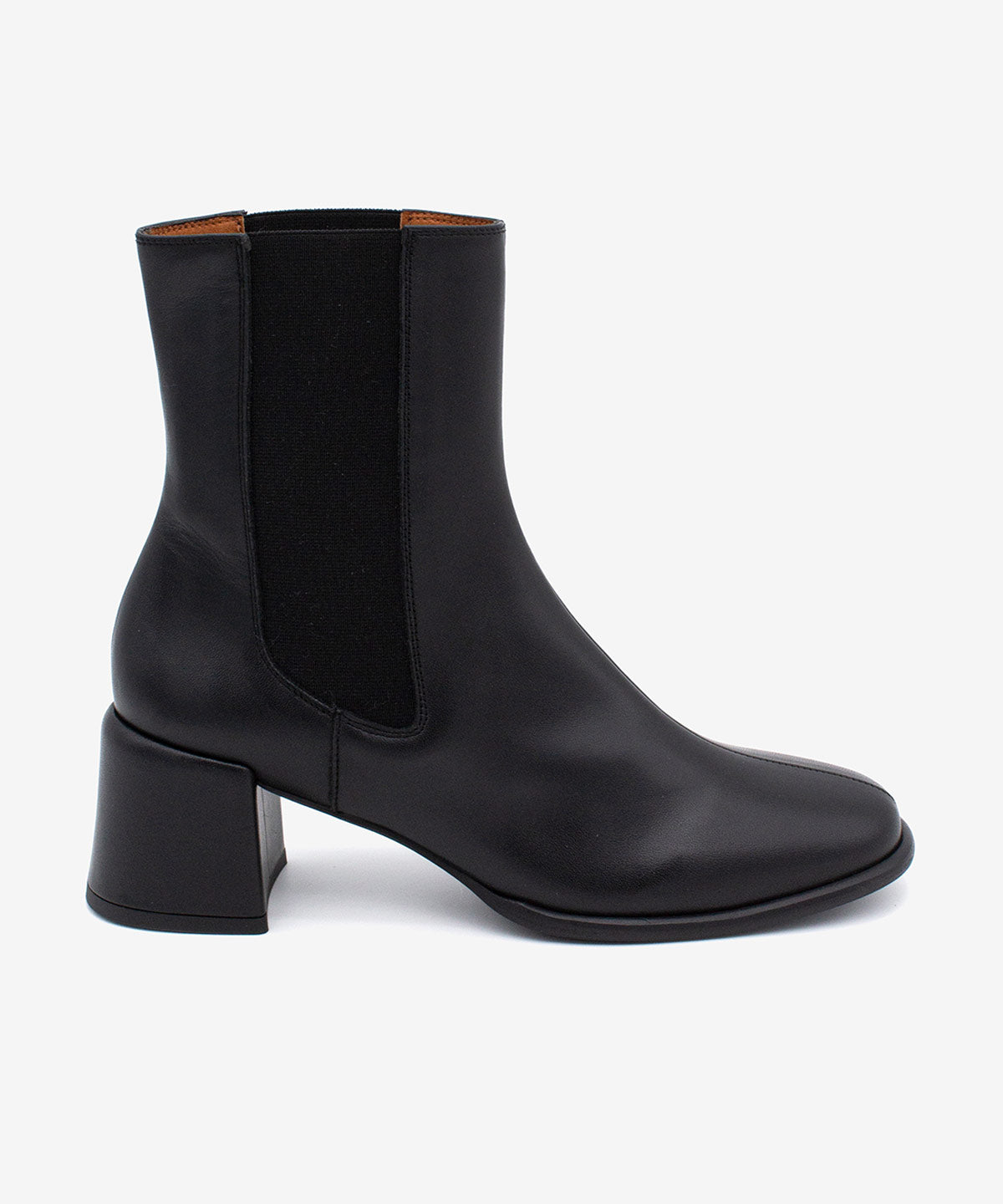 YTELAS – Botín Chelsea de mujer cómodo de piel – negro – Talla 35 – Ángel Alarcón