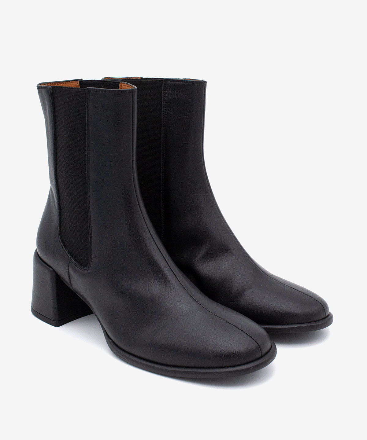 YTELAS – Botín Chelsea de mujer cómodo de piel – negro – Talla 36 – Ángel Alarcón