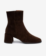 YTIMIA – Botín cómodo de mujer tacón ancho en serraje - Zapatos m. oscuro - Zapatos de mujer Ángel Alarcón - Women Shoes 2026