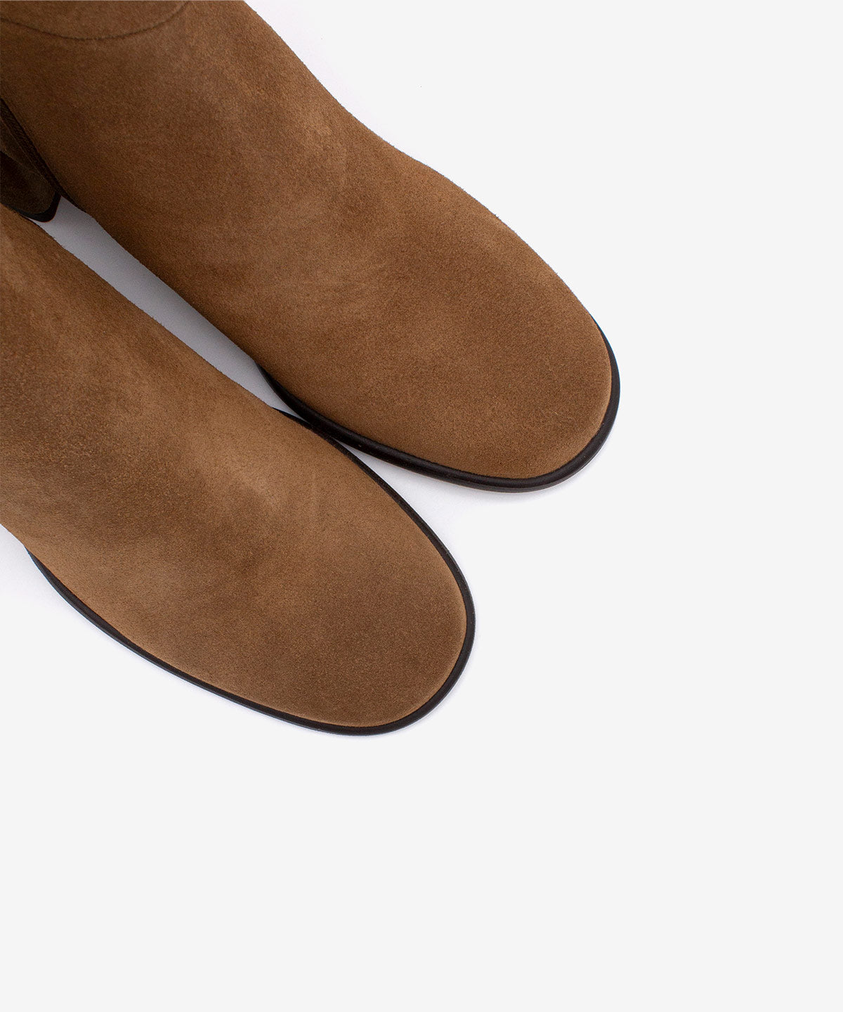 YTIMIA – Botín cómodo de mujer en serraje – camel – Talla 36 – Ángel Alarcón