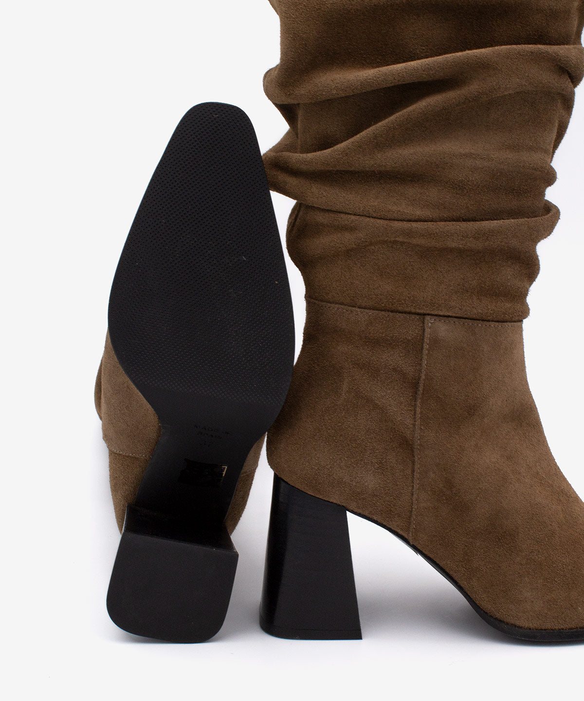 TRIADAL – Bota de mujer con caña efecto arrugado de sereraje – Talla 39 – Ángel Alarcón