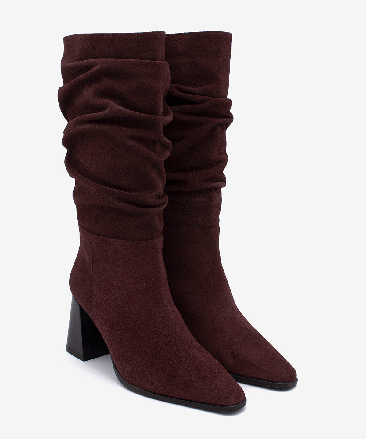 TRIADAL – Bota de mujer con caña efecto arrugado de sereraje – Talla 37 – Ángel Alarcón