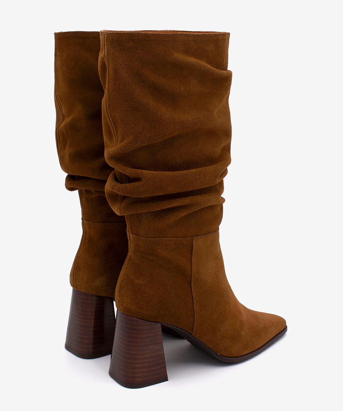 TRIADAL – Bota de mujer con caña efecto arrugado de sereraje – Talla 37 – Ángel Alarcón