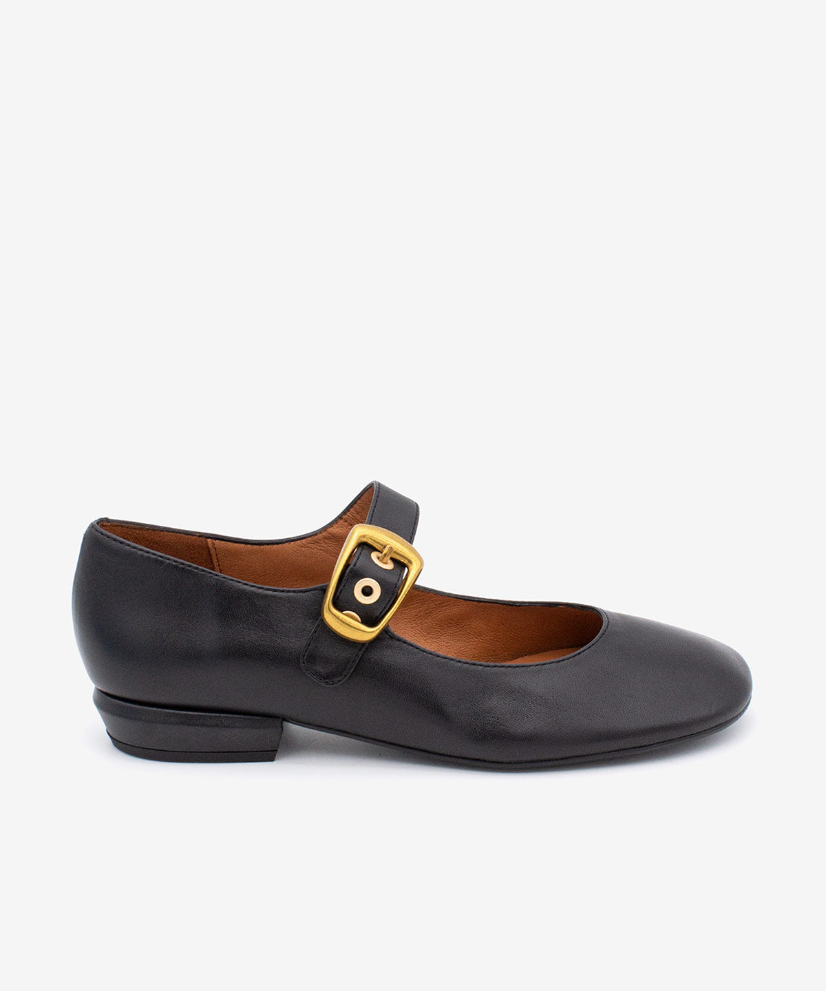 FABIOLA – Women's leather Mary Janes with large buckle – Ángel Alarcón