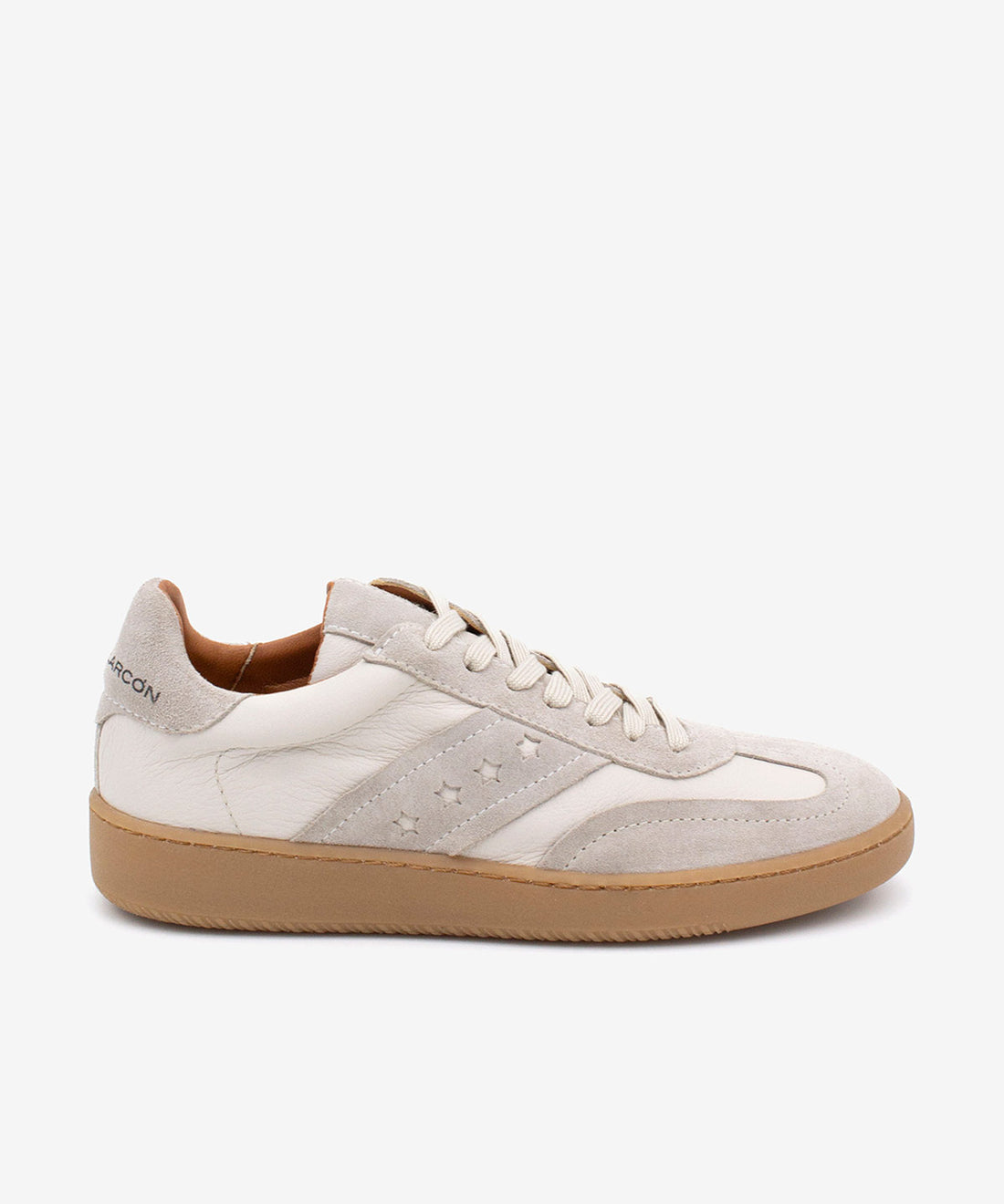 DEBORAH - Sneakers de mujer retro elegantes de serraje y piel – Talla 35 – Ángel Alarcón