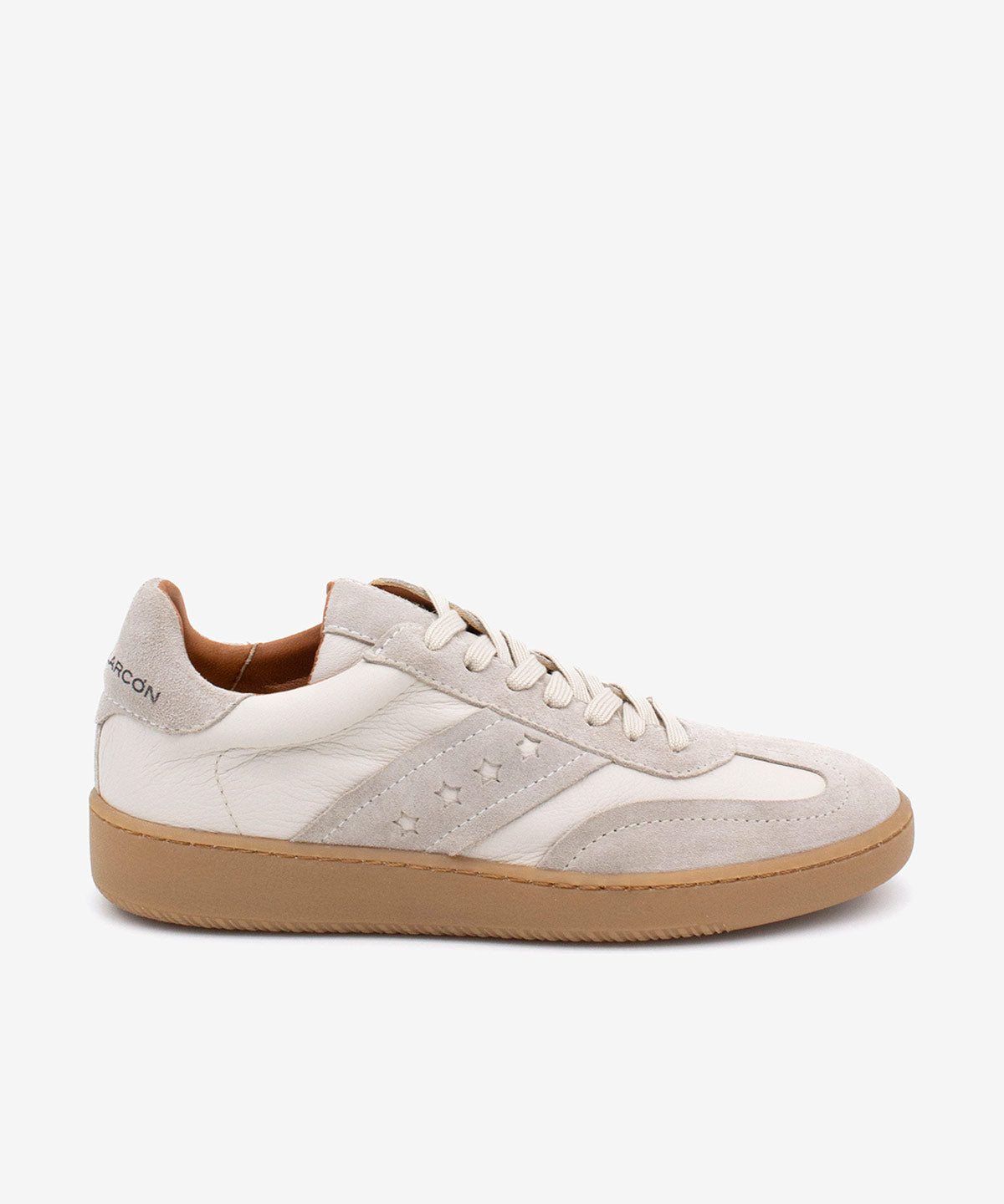 DEBORAH - Sneakers de mujer retro elegantes de serraje y piel – Talla 35 – Ángel Alarcón