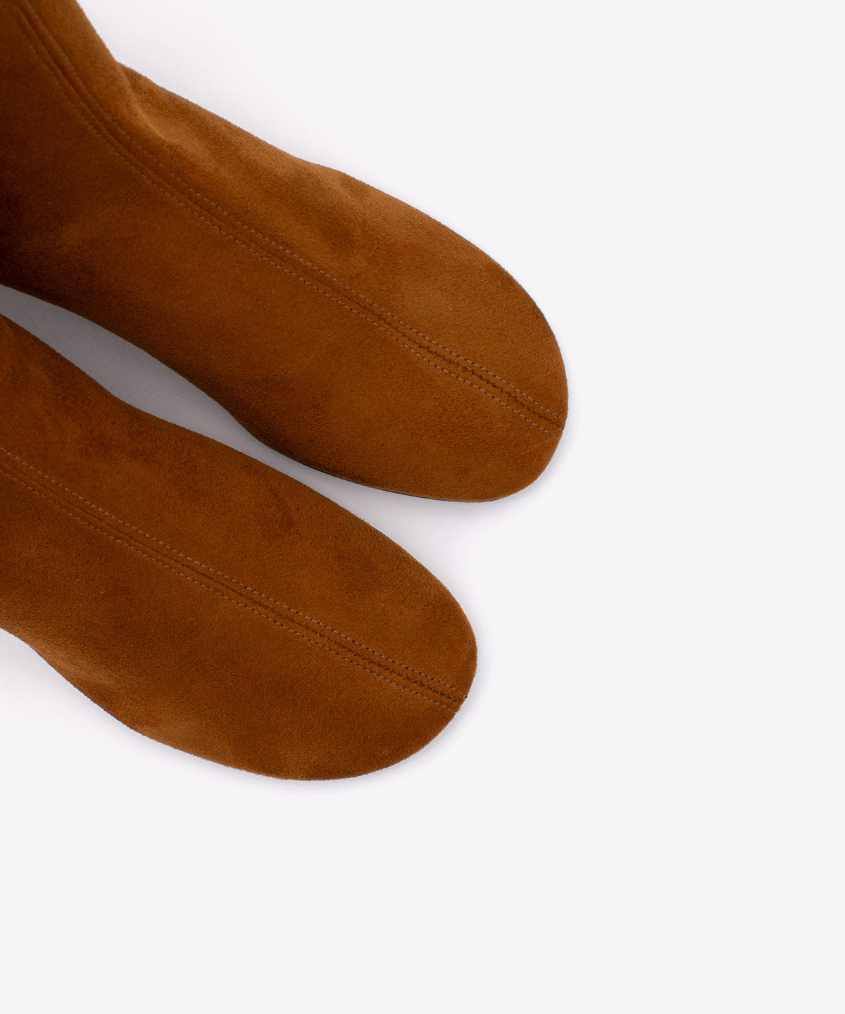 MADEL – Bota de mujer tipo calcetín de caña baja en elástico anteado – marrón – Talla 36 – Ángel Alarcón