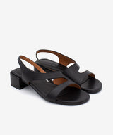BASILIA – Sandalia de piel cómoda - Zapatos Negros - Zapatos de mujer Ángel Alarcón - Women Shoes 2026